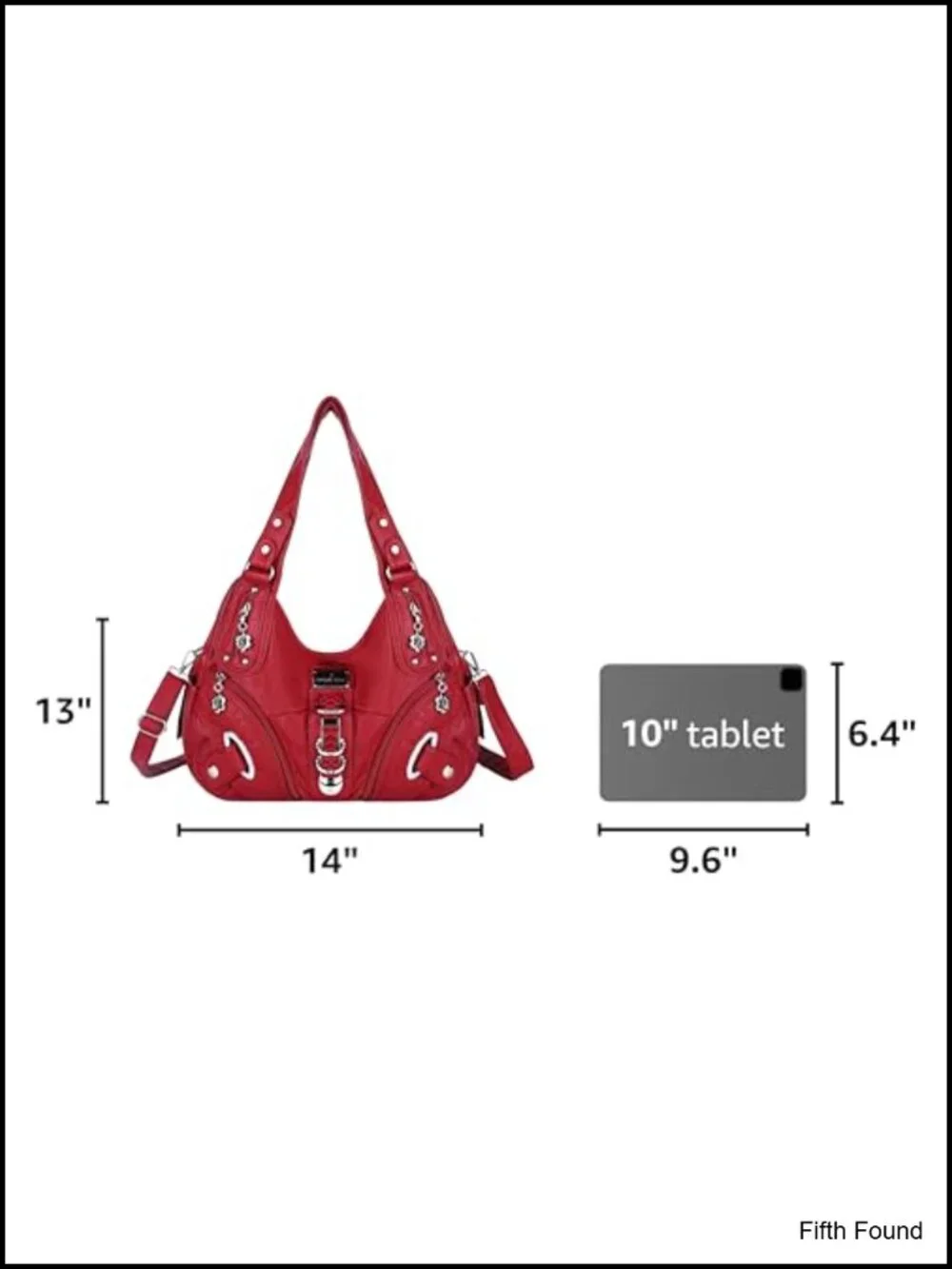 Washed PU leather Hobo bag with snap hook strap, large daily shoulder handbag